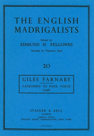 Canzonets to Foure Voyces (1598) Madrigals
