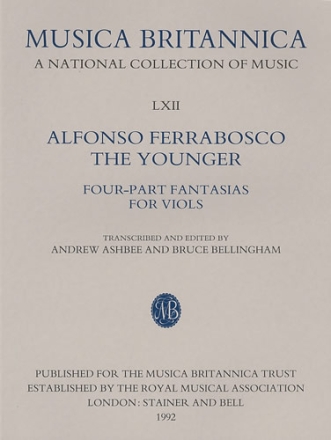 Four-Part Fantasias for Viols Score