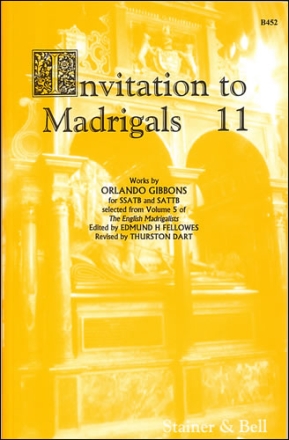 Invitation to Madrigals Book 11 SSATB and SATTB