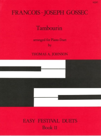 Tambourin. Arranged by Thomas A. Johnson Piano