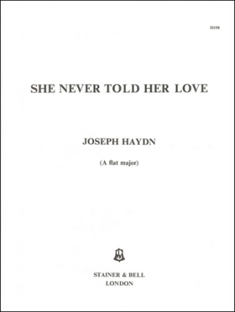 She never told her love (D - F) Voice & Piano