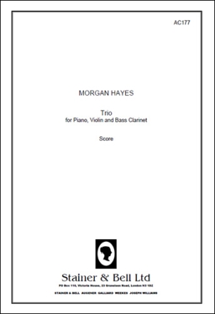 Trio for Violin, Bass Clarinet & Piano Violin, Bass Clarinet & Piano