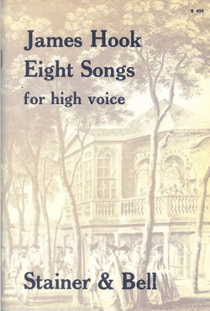 Eight Songs for High Voice Voice & Piano