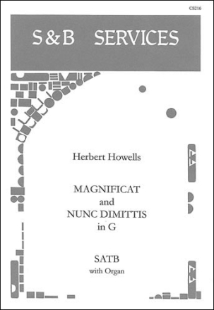 Magnificat and Nunc Dimittis in G SATB and organ