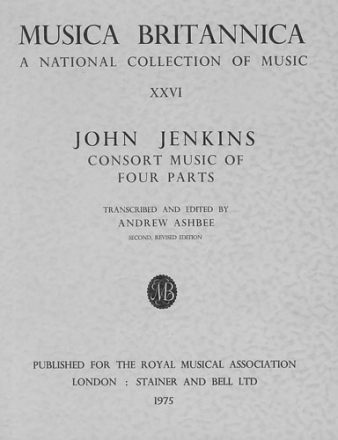 Consort Music in Four Parts Score