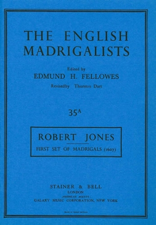 First Set of Madrigals (1607) Madrigals