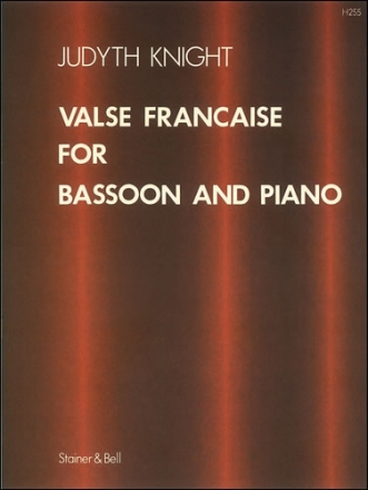 Valse Franaise for Bassoon and Piano Bassoon and Piano