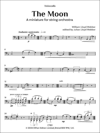 The Moon (Cello part) Cello
