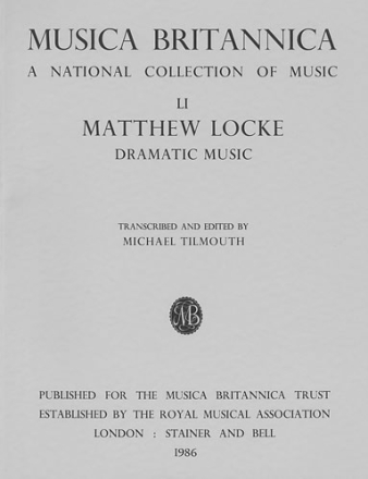 Dramatic Music (including Psyche) Score