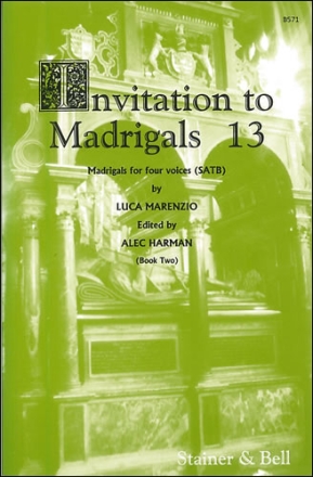 Invitation to Madrigals Book 13 SATB
