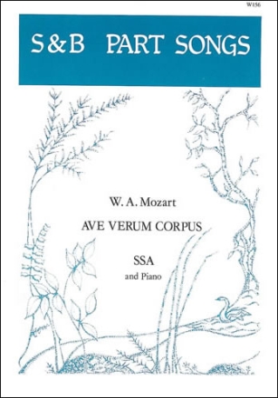 Ave verum corpus SSA and piano