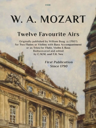 Twelve Favourite Airs Flute, Violin, Bass
