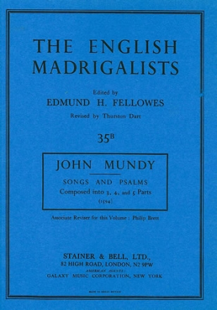 Songs and Psalms (1594) Madrigals