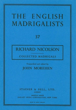 Collected Madrigals (c. 1600) Madrigals
