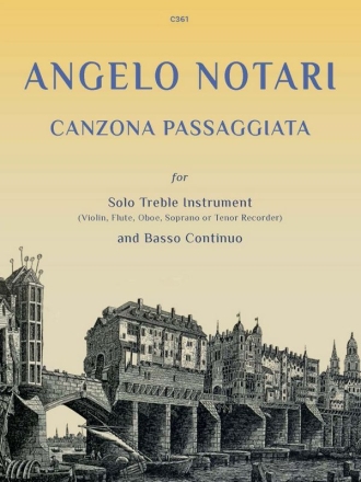 Canzona Passacaggiata Treble Clef Instrument & Piano