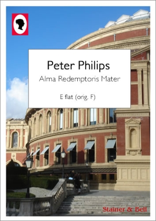 Alma Redemptoris Mater. E flat (orig. F) SATB SATB and organ