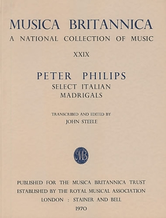 Select Italian Madrigals Score