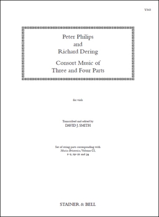 Consort Music of 3 and 4 parts. Parts Viols