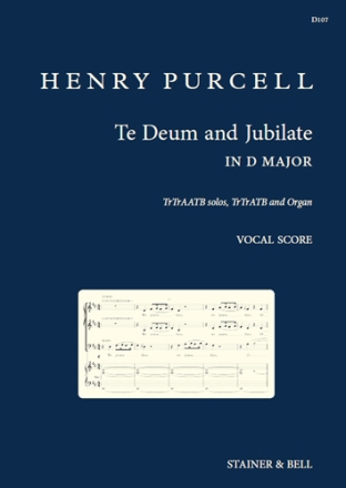 Te Deum & Jubilate in D. Vsc TrTrAATB solos, TrTrATB and Organ