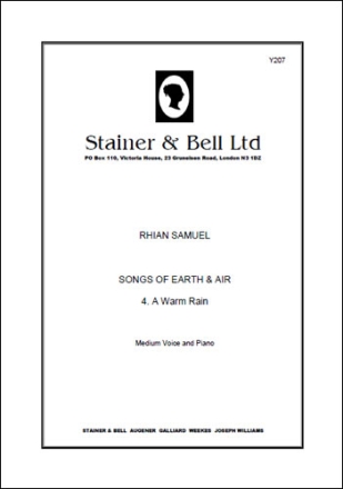 A Warm Rian. Medium Voice and Piano (No. 4 of 