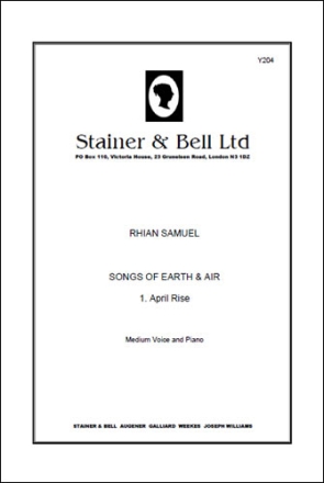 April Rise. Medium Voice and Piano (No. 1 of 