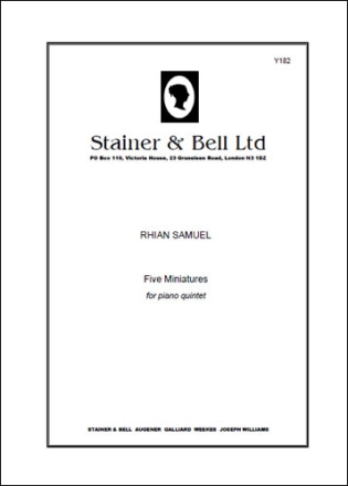 Five Miniatures for Piano Quintet Piano Quintet