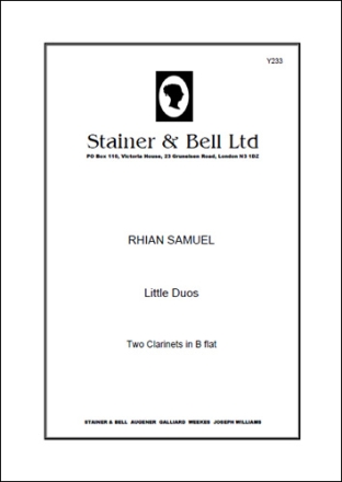 Little Duos. 2 Clarinets (2 copies supplied) Clarinet Duet