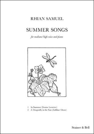 Summer Songs. Medium Voice & Pf Medium Voice & Piano