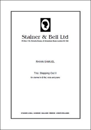 Trio: Stepping Out II for Clarinet, Viola and Piano Clarinet, Viola & Piano