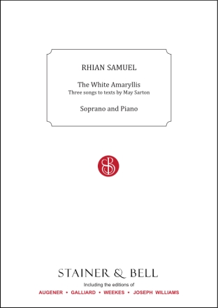 White Amaryllis, The. Sop & Pf Soprano & Piano