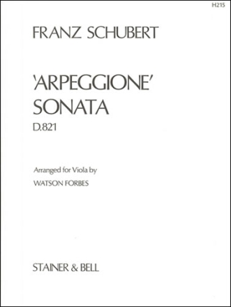 Sonata 'Arpeggione'. Viola part arranged by Watson Forbes Viola