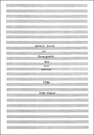 Dance Suite for Oboe, Clarinet and String Quartet Oboe, Clarinet & String Quartet
