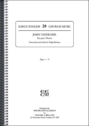 Six-Part Masses (Made to order) Choral Score