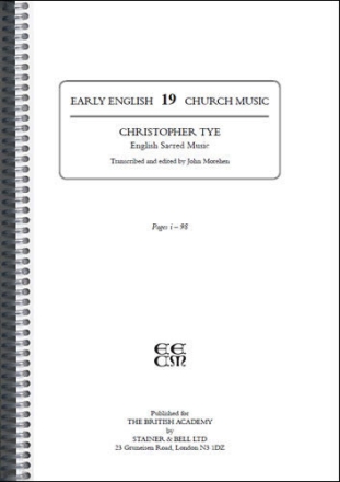 English Sacred Music (Made to order) Choral Score