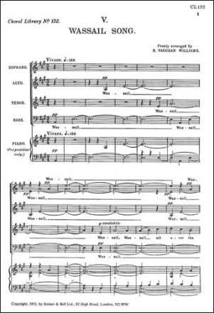 Wassail Song SATB