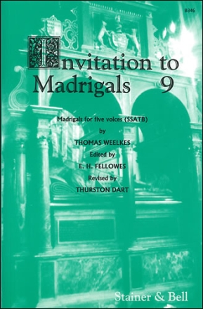 Invitation to Madrigals Book 9 SSATB