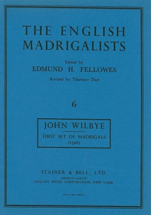 First Set of Madrigals (1598) Madrigals
