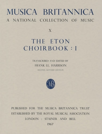 The Eton Choirbook I Score