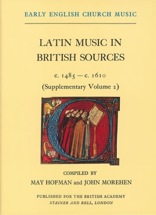 Latin Music in British Sources c.1485-1610 Choral Score