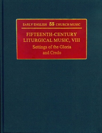 Fifteenth-Century Liturgical Music VIII Choral Score