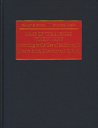 Mass of the Blessed Virgin Mary Part II Choral Score