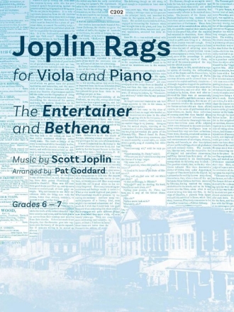 Joplin Rags: arr. Viola & Piano Viola & Piano
