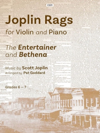 Joplin Rags: arr. Violin & Piano Violin & Piano