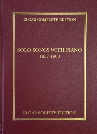 Solo songs with piano (18571900) Score