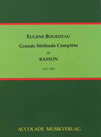 Grande Mthode Complte de Basson fr Fagott Text franzsisch/englisch