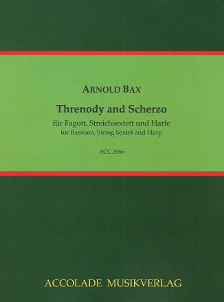 Threnody and Scherzo fr Fagott, Streichsextett und Harfe Partitur und Stimmen