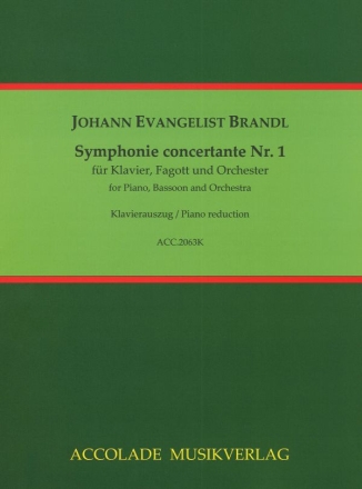 Symphonie concertante Nr. 1 fr Klavier, Fagott und Orchester Klavierauszug mit Solostimmen