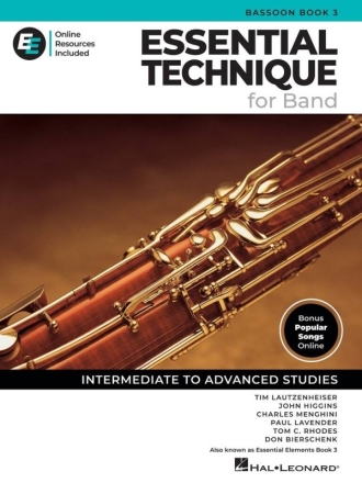 Essential Elements for Band - Bassoon Book 3 Fagott Buch und Medien Online
