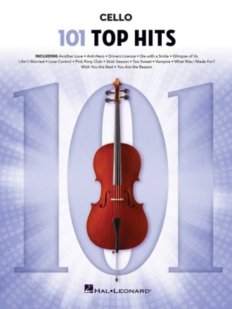 101 Top Hits for Cello Cello Buch