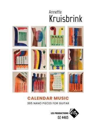 Calendar Music (365 nano pieces) Gitarre Buch
